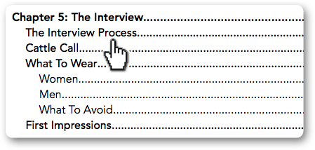 Table of Contents